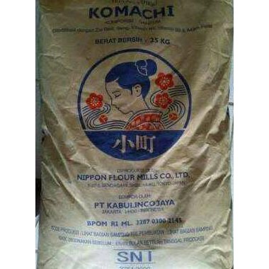 

ENAK Tepung Roti Komachi 1kg / protein tinggi / japanese bread flour 1 kg TERLEZAT