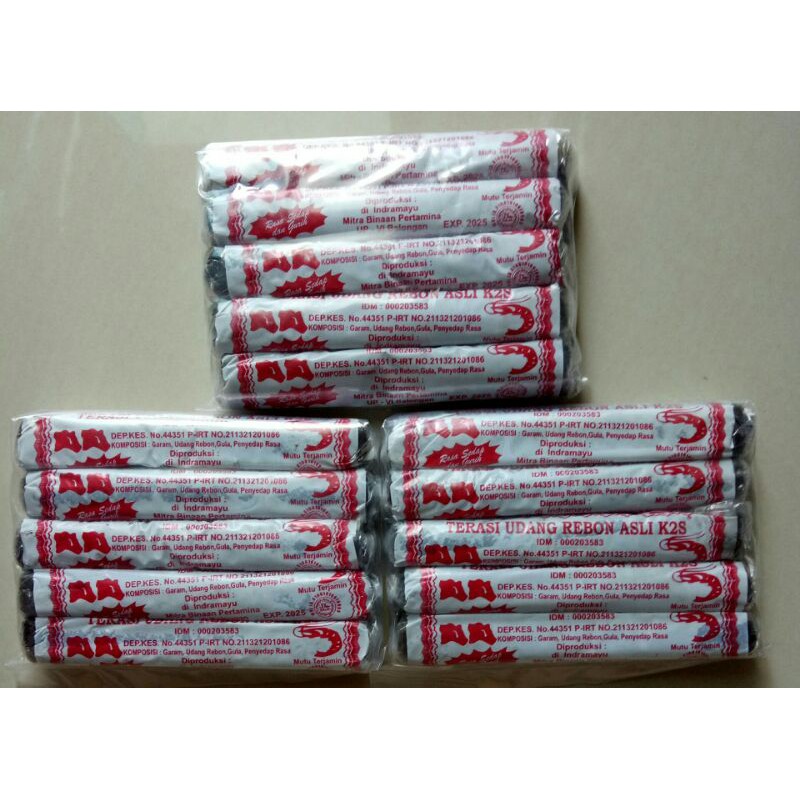 

Terasi Udang Rebon Asli Indramayu Cap K2S