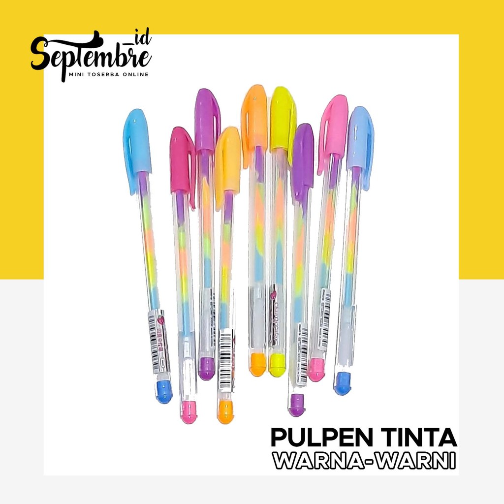 

Pulpen Warna Warni Ballpoint Warna Warni Pulpen Rainbow Ballpoint Rainbow Color Blink Pen
