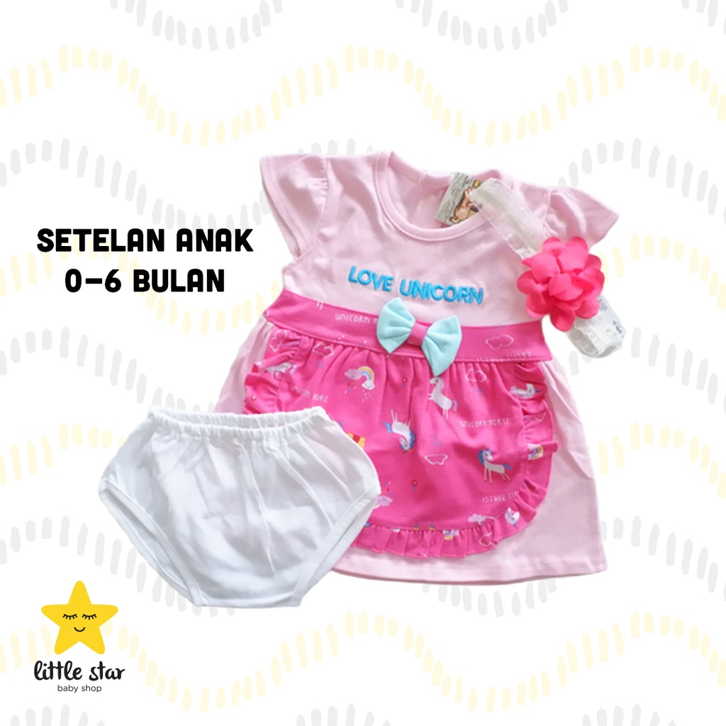 Walton Dress Bayi Cewek | Setelan Bayi Cewek