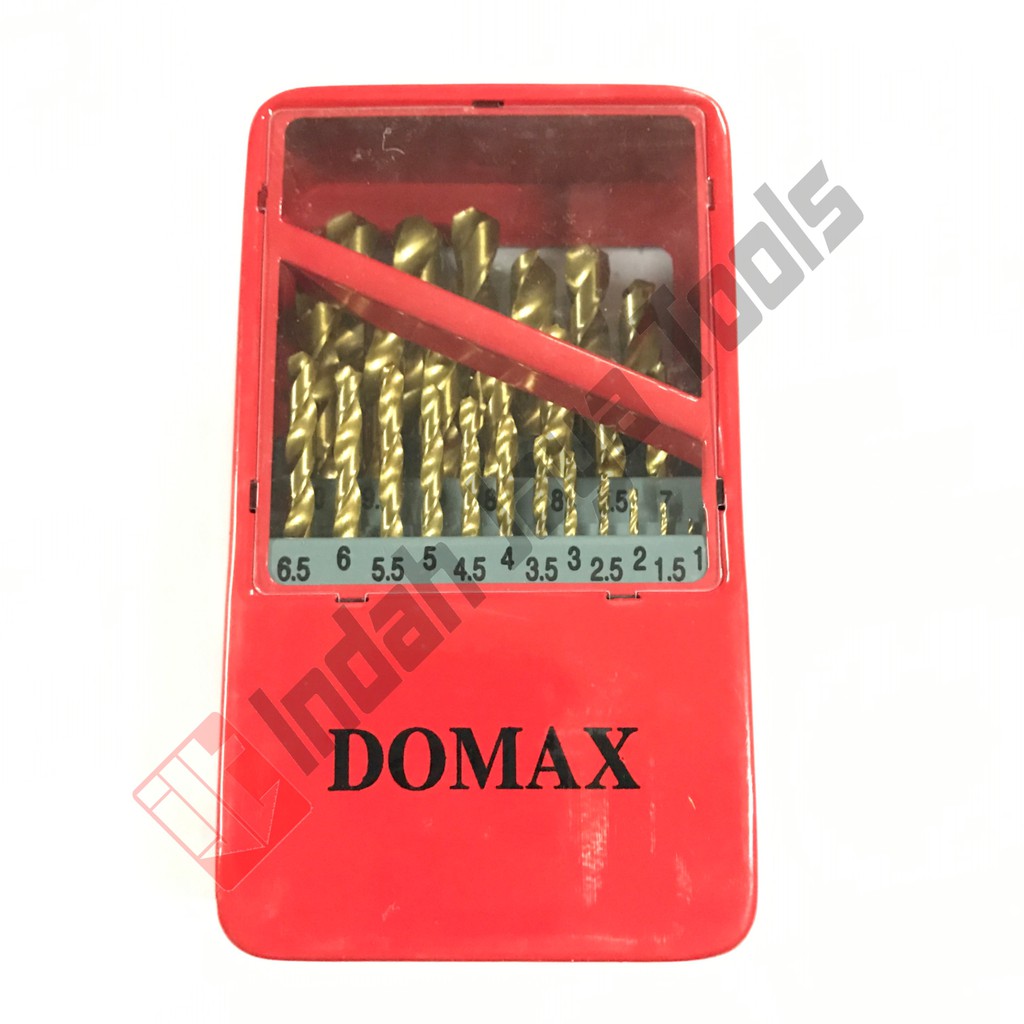 DOMAX TAIWAN Mata Bor Besi Set 25 Pcs 1- 13 mm