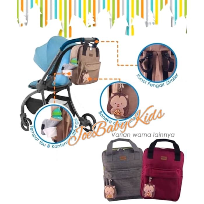 Kiddy Tas Ransel Tas Stroller / Tas ransel bayi / backpack baby / tas Ransel bayi / Tas bayi ransel
