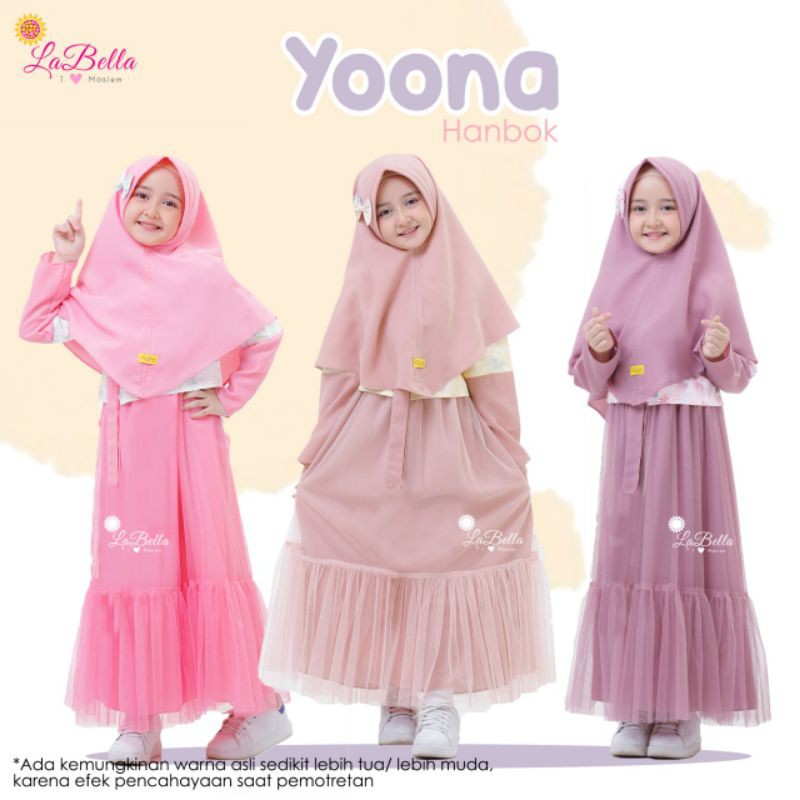 Hanbok Yoona / Gamis Hanbok By Labella / Gamis Anak Cantik