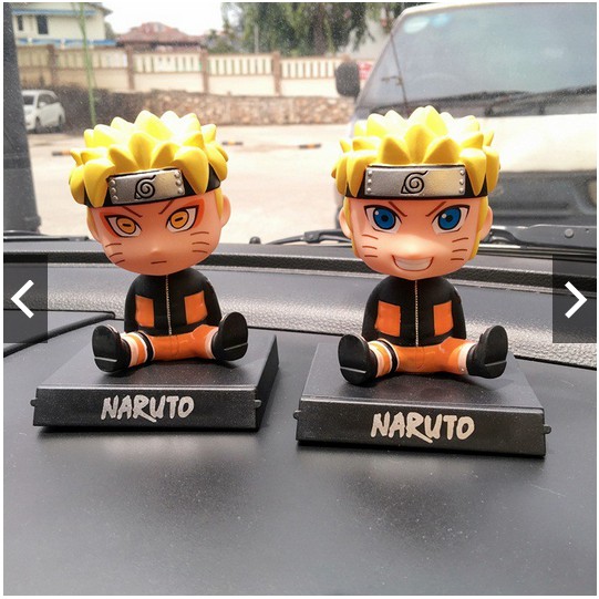 Boneka Figure Miniatur Pajangan Mobil Stand HP Naruto UZUMAKI NARUTO