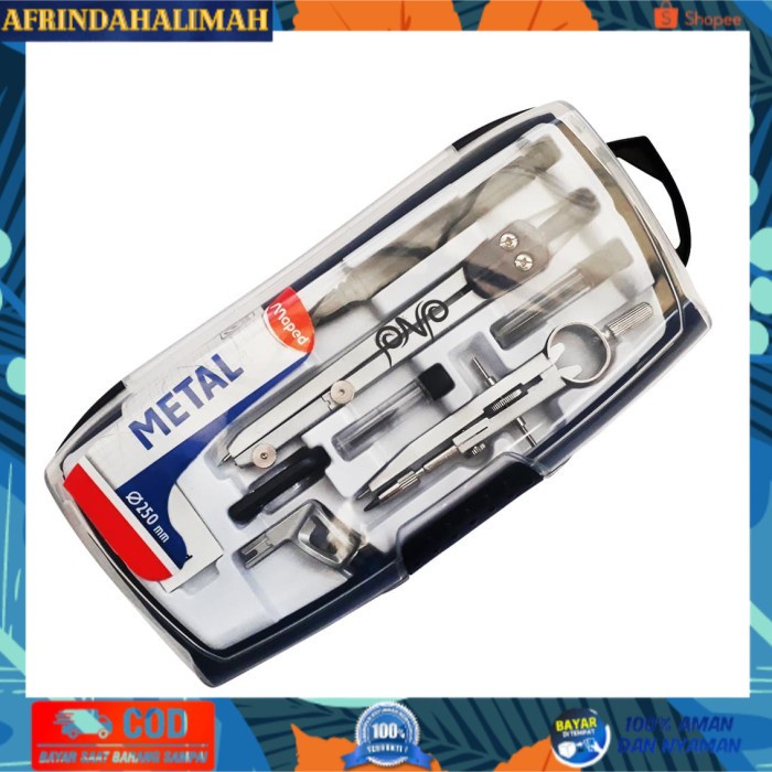 

[TERBARU] Maped Jangka Focus Metal Set 8 Pcs 250mm Anak Sekolah Study Kuliah