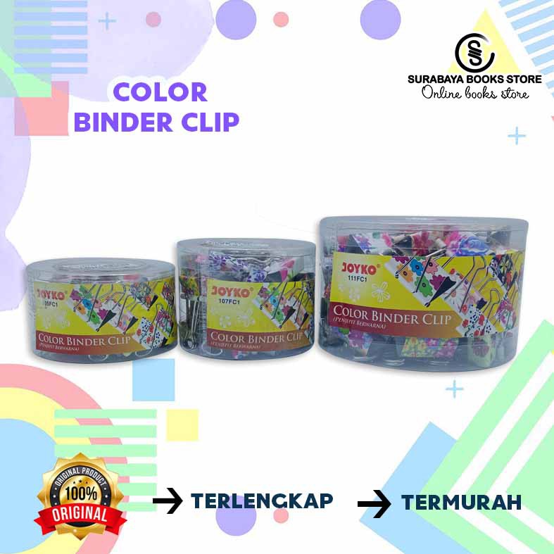 

BINDER CLIP FCI MOTIF BUNGA JOYKO