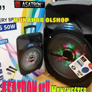 Jual SPEAKER AKTIF ASATRON 15IN MANCHESTER BLUETOOTH USB RECHARGE