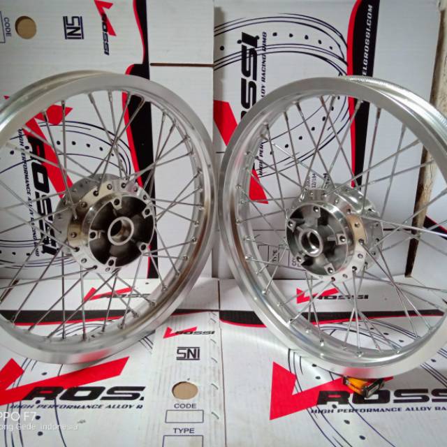 Velg Vixion new atau vixion old uk 1.40/1.60x17 wm silver