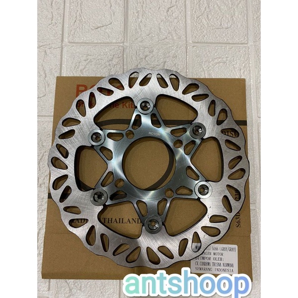 PIRINGAN Disc Brake Piringan Cakram Depan 220mm Beat Scoopy Vario 125 Mio Fino Xeon Jupiter Z Vega Zr Beat New Beat street Beat fi Genio Scoopy new  ANTSHOOP