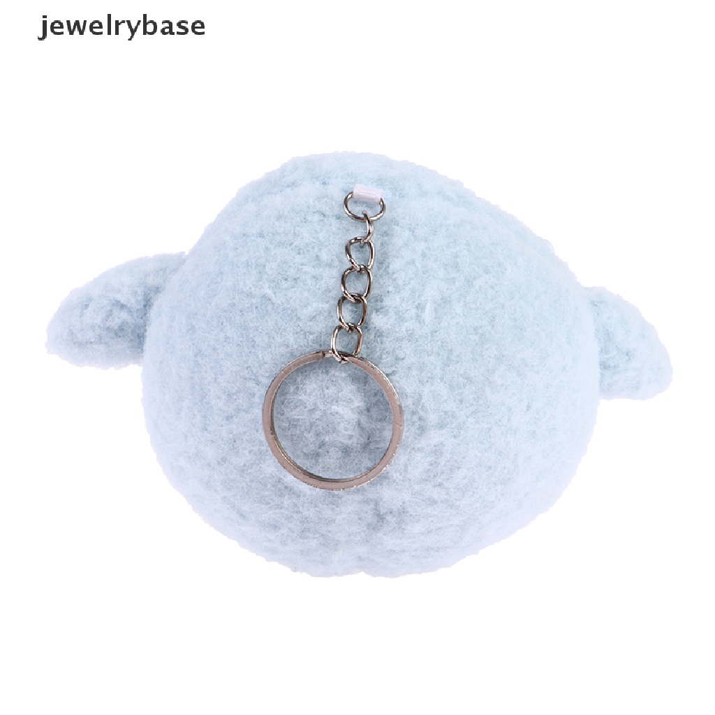 (jewelrybase) Gantungan Kunci Boneka Penguin Bahan Plush Ukuran 9cm