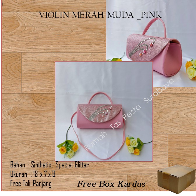 Tas Termurah,Tas Bagus,Tas Unik,VIOLIN PINK