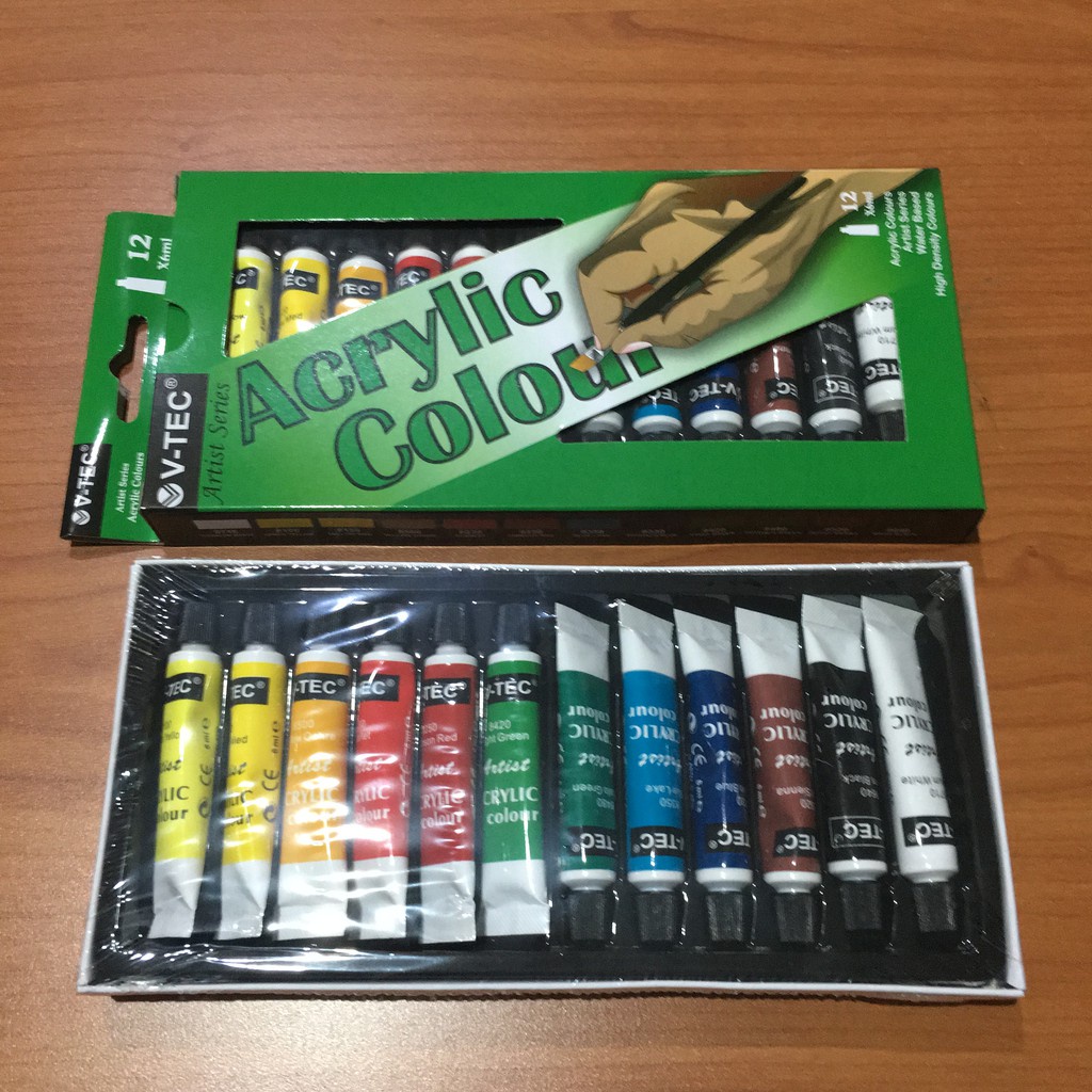 

Acrylic Colour V-Tec/ Cat Warna Akrilik