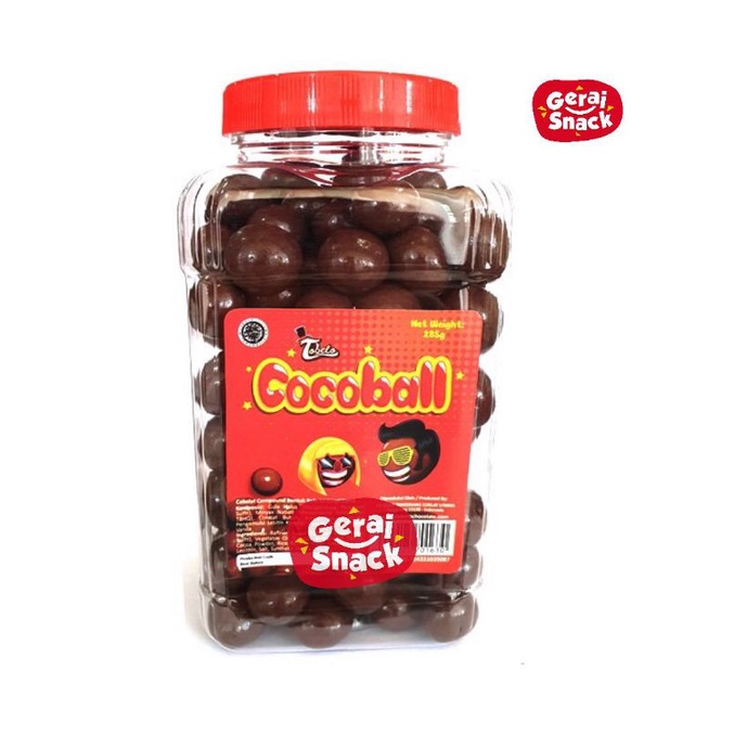 Cocoball Tobelo 1 JAR Biscuit Salut Lapis Cokelat Tebal Crunchy  (285gr)