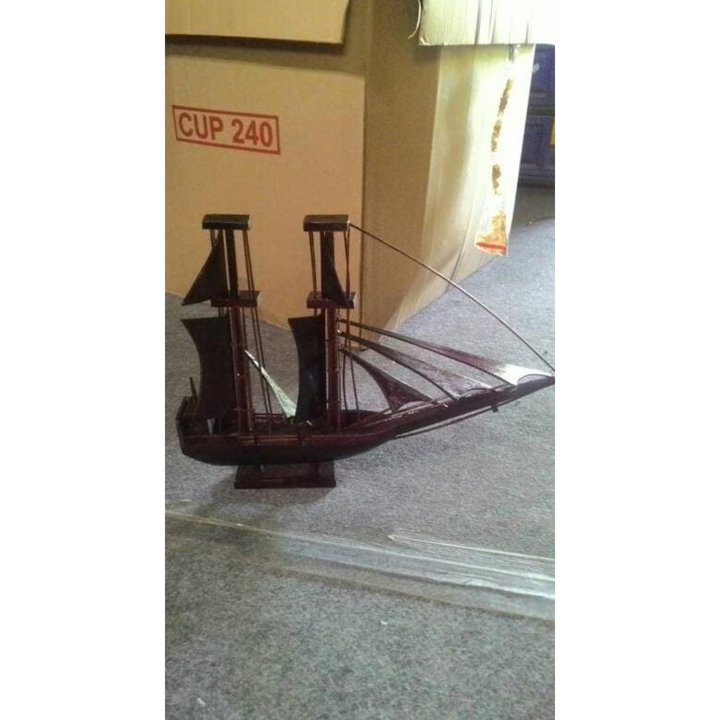 Serbu Miniatur Kapal Pinisi Dewaruci-Ukuran Besar-Pajangan-Mainan-Murah. CA70