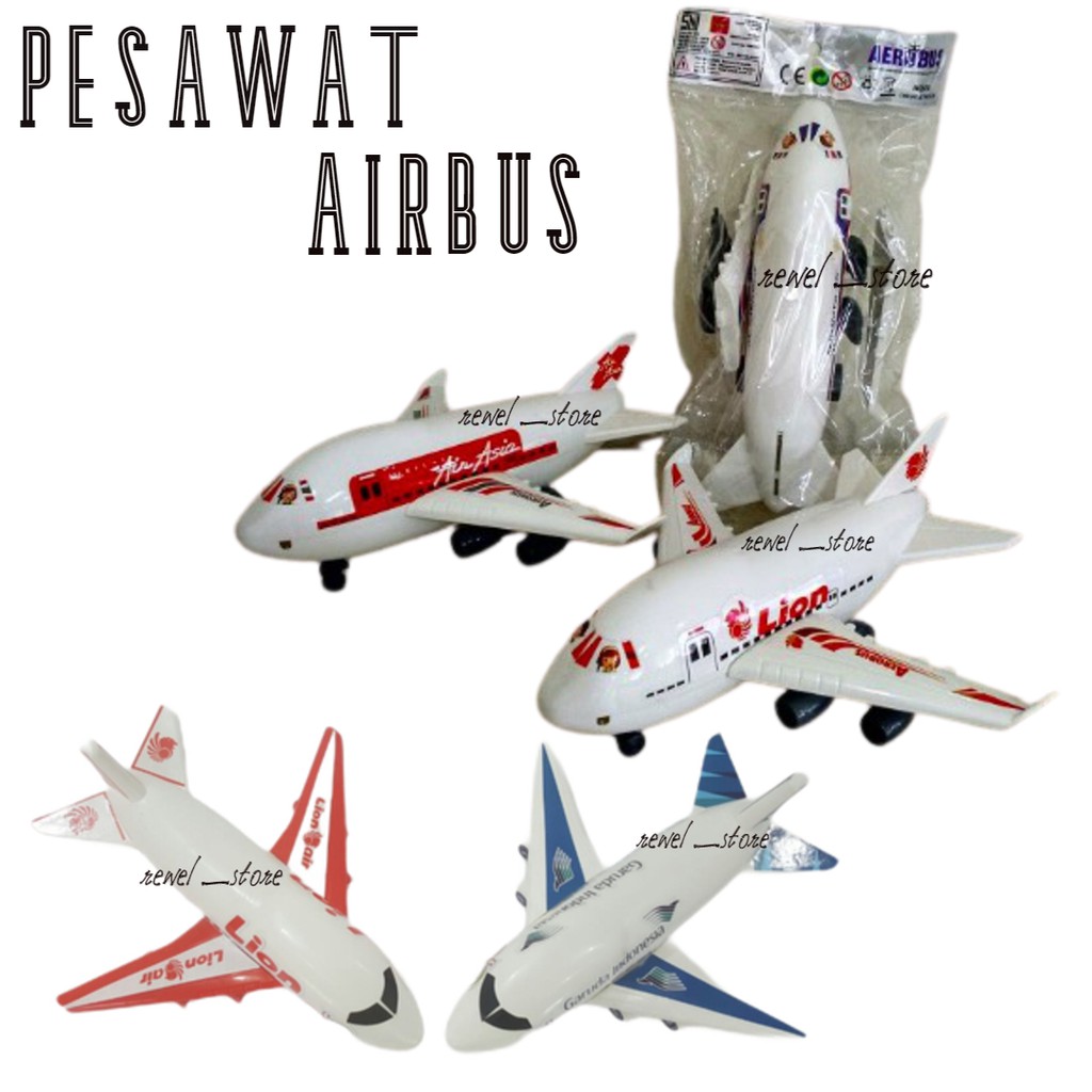 MAINAN ANAK PESAWAT BESAR AIRBUS MURAH