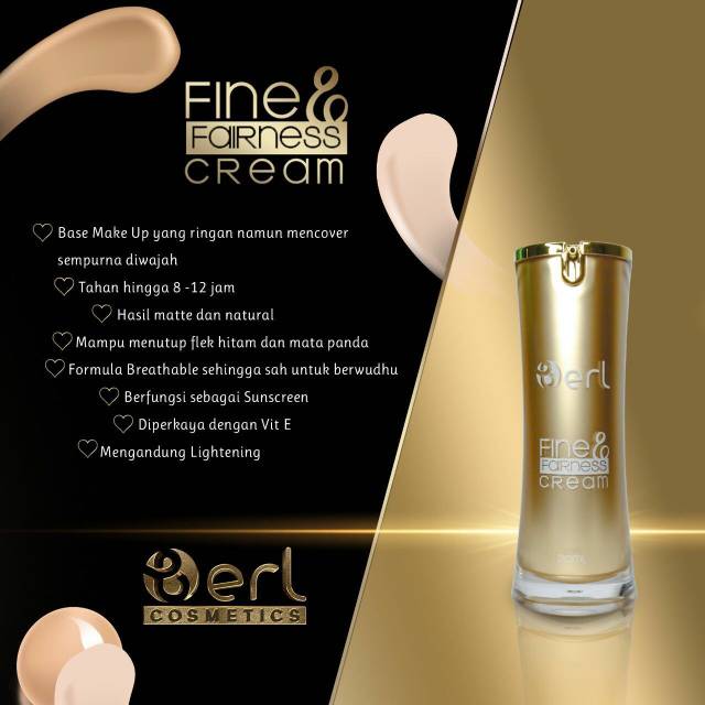 GLOWING! B Erl Fine & Fairness Cream/FF Cream/Foundation Cream/Cushion Cream