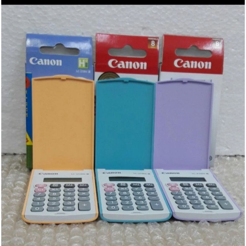 

CANON KALKULATOR POCKET LC 210 HI III / HI 3 MINI 8 DIGIT MURAH