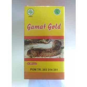 KAPSUL GAMAT EMAS ORIGINAL KAPSUL GAMAT GOLD ISI 60 KAPSUL 100% HERBAL