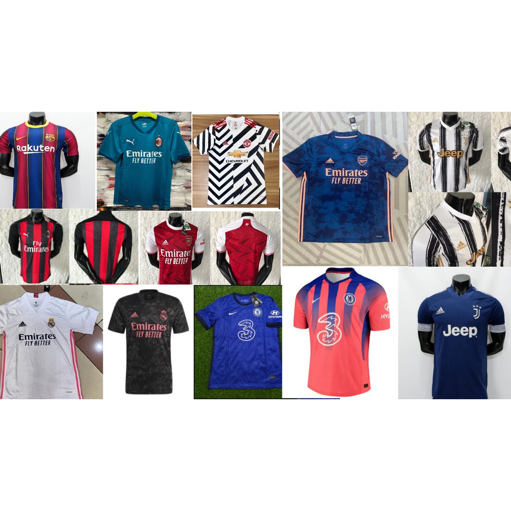 OBRAL MURAH JERSEY CLUB 2020/2021 GRADE ORI SEMUA KUALITAS