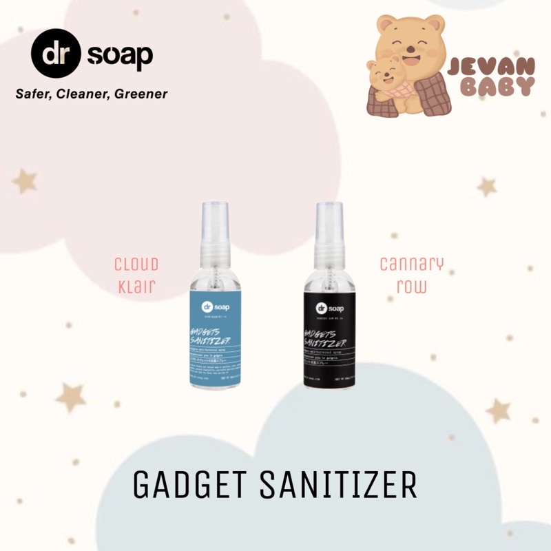 Dr Soap Gadget Sanitizer 60ml Cannary Row / Cloud Klair