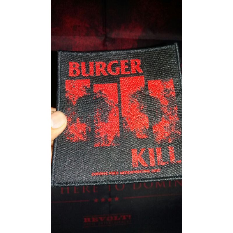 PATCH BURGERKILL-BLACK FLAG