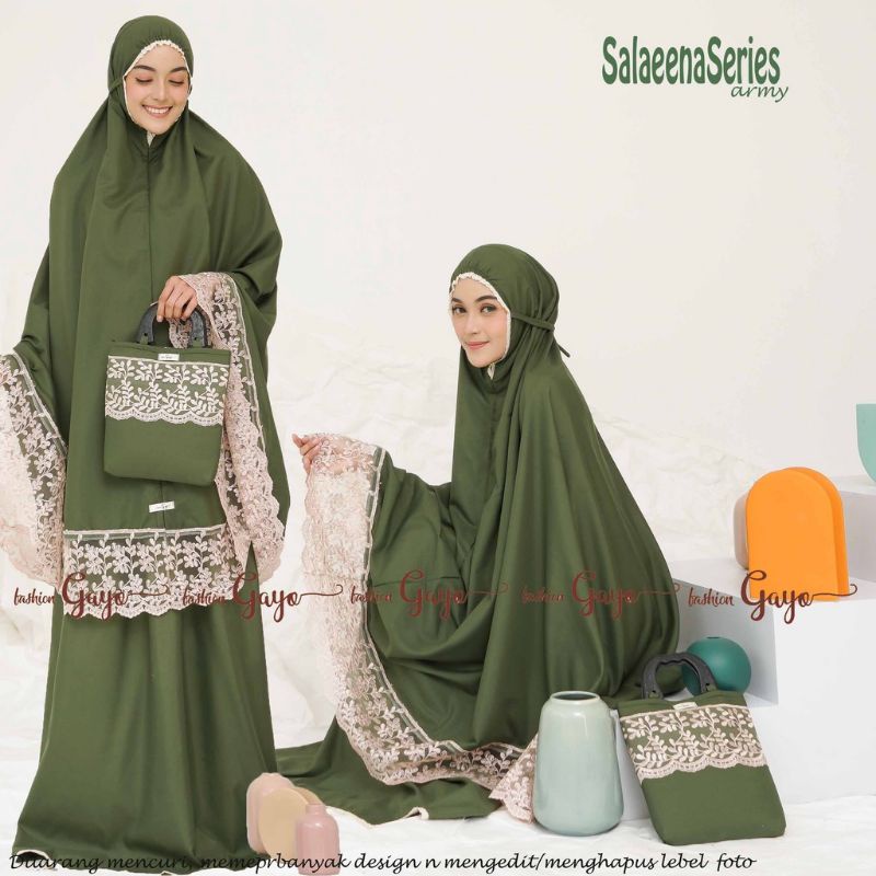 mukena dewasa katun polos