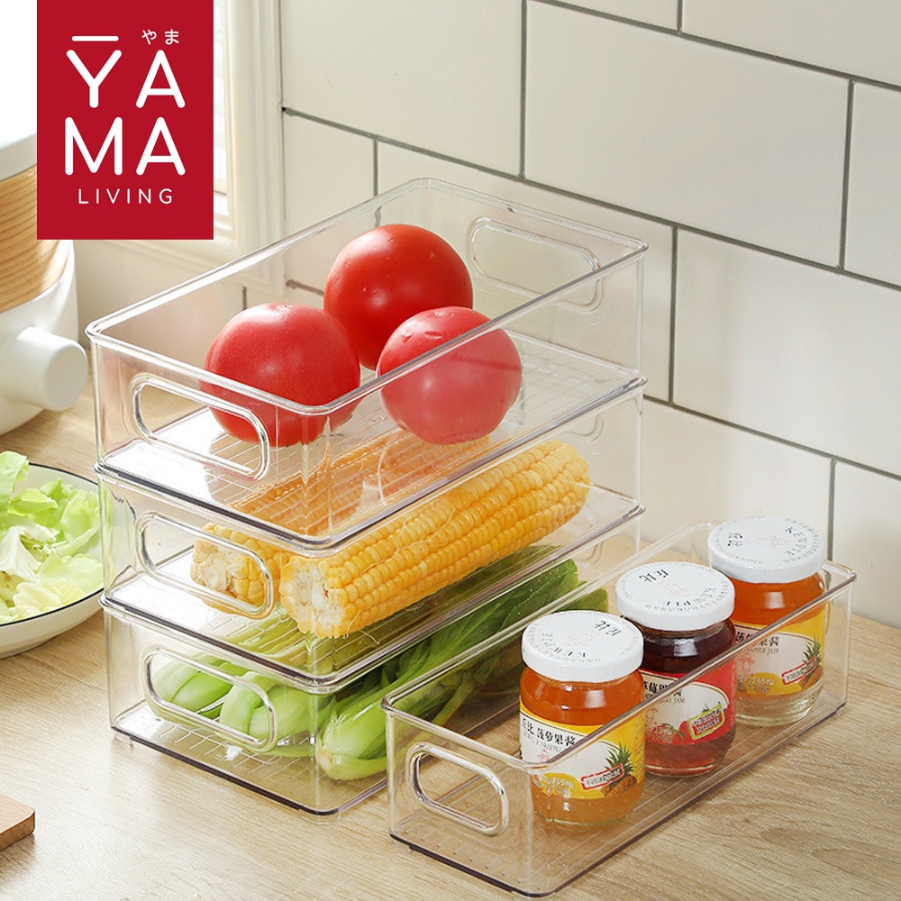 YAMA MARU Food Storage Organizer Kotak Kontainer Penyimpanan Makanan Kulkas Buah Sayur