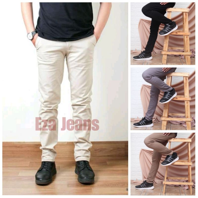 CELANA PANJANG CHINO PRIA ORIGINAL size 28_39 JUMBO