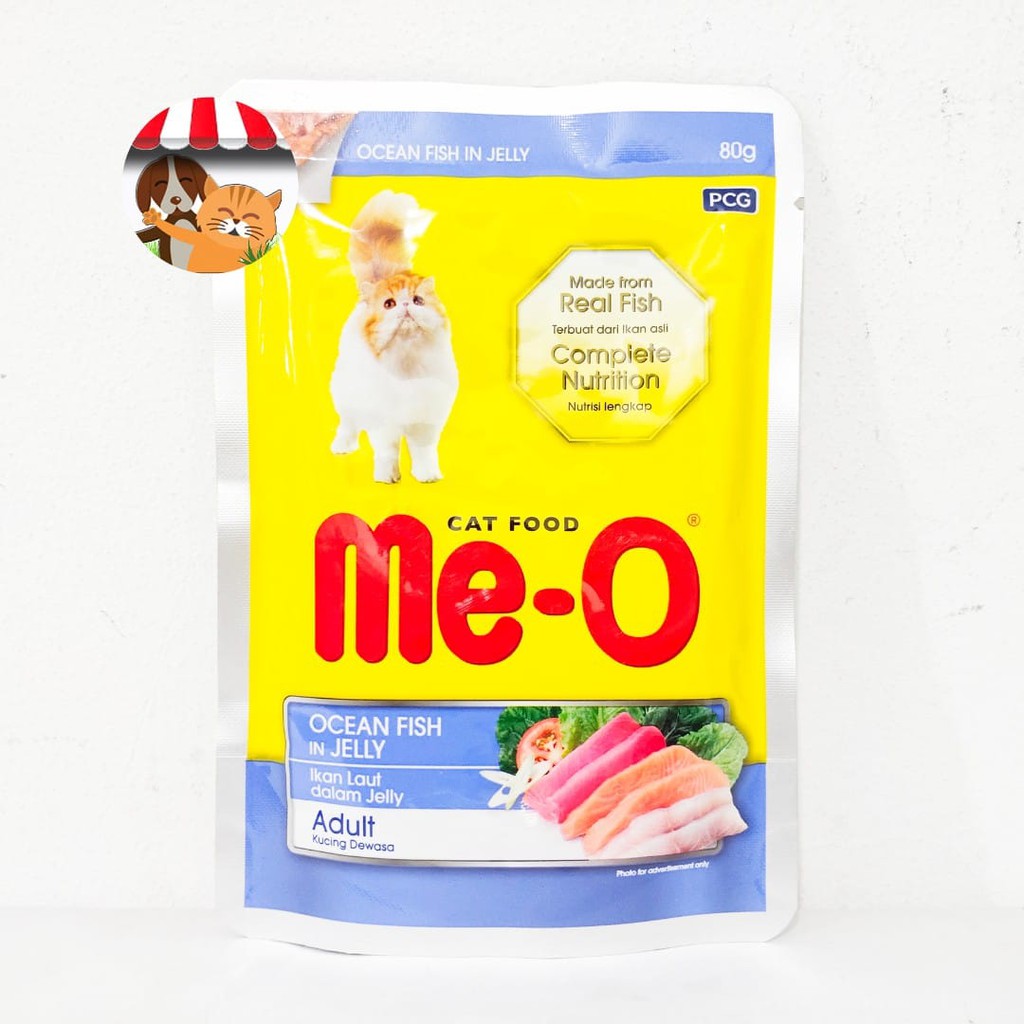 Makanan Kucing Meo Pouch Wetfood 80gr - Me-o Sachet Adult 80 gr All Variant