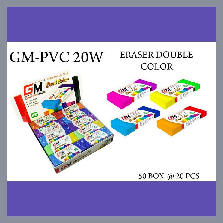 

PENGHAPUS PENSIL ( PENCIL ERASER) GM PVC 20W