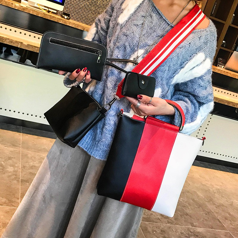 H1474 4in1 Tas Fashion Wanita Tas Batam Tas Import Tas Wanita Murah