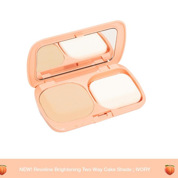 ✱ REVELINE Brightening Two Way Cake New Packaging / Bedak Padat ➯