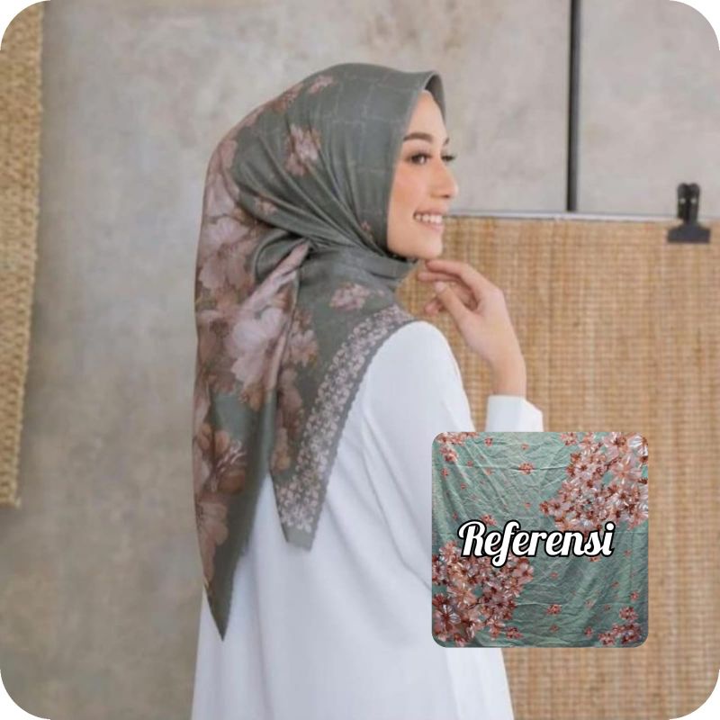 HIJAB SEGIEMPAT LASERCUT FASHION WANITA_MUSLIM HIJAB_DENAY MOTIF TERBARU 2022 BAYAR DI TEMPAT