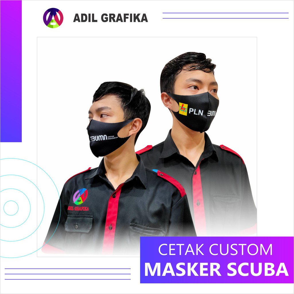 CETAK MASKER SCUBA CUSTOM