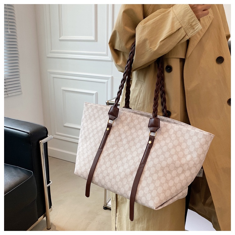 BJ57765 - BROWN/COFFEE/DARKPINK/LIGHTGRAY/LIGHTPINK - TAS TOTE BAG WANITA FASHION IMPORT MODIS ELEGAN TERMURAH TERLARIS TERBARU BAGSTORE JAKARTA TAS BATAM CR7765