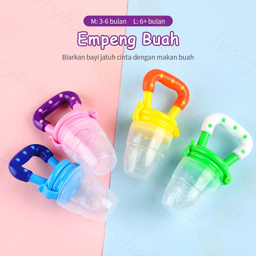 Ivorybaby Empeng Buah Food&amp;fruit Feeder Dot Buah Bayi