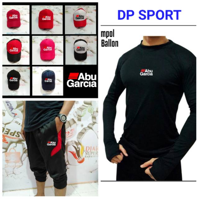 Paket mancing - baju - celana - topi mancing