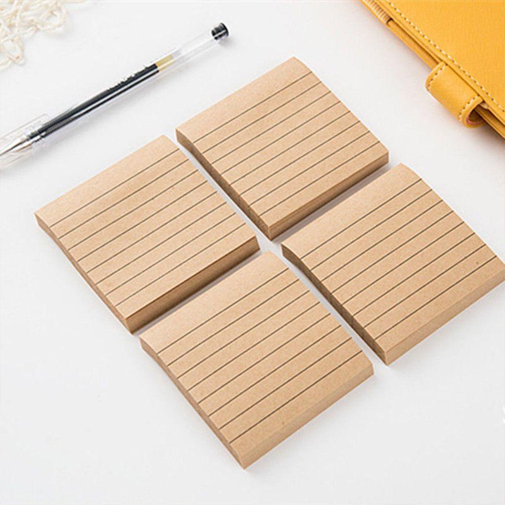 REBUY Rebuy Sticky Note Line Scrapbooking Kantor Post Planner Kraft Perlengkapan Sekolah