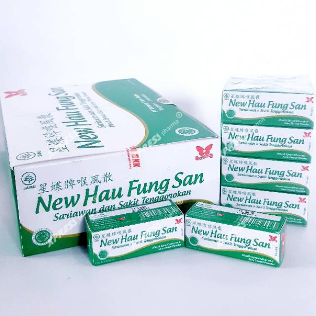 New Hau Fung San - Obat Sariawan dan Sakit Tenggorokan