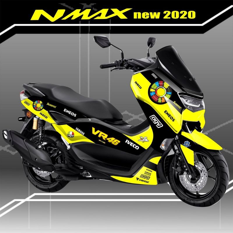 Decal stiker variasi motor Yamaha nmax new full body