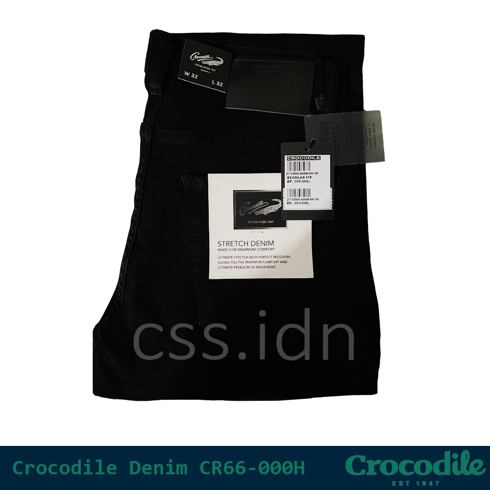 Celana Panjang Jeans/ Denim Stretch Pria Crocodile CR66-000H