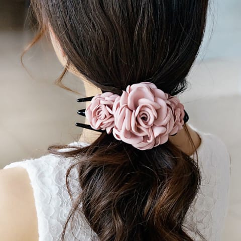 Jepit rambut korea premium sanggul wanita elegan mode bunga terbaru ori import 12.5cm