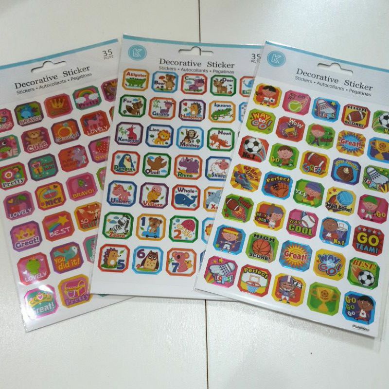 

Sticker Apresiasi untuk Anak Hologram 35 pcs