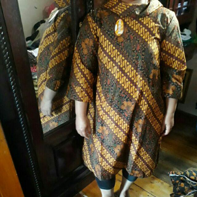 Tunik Batik Sogan Murah