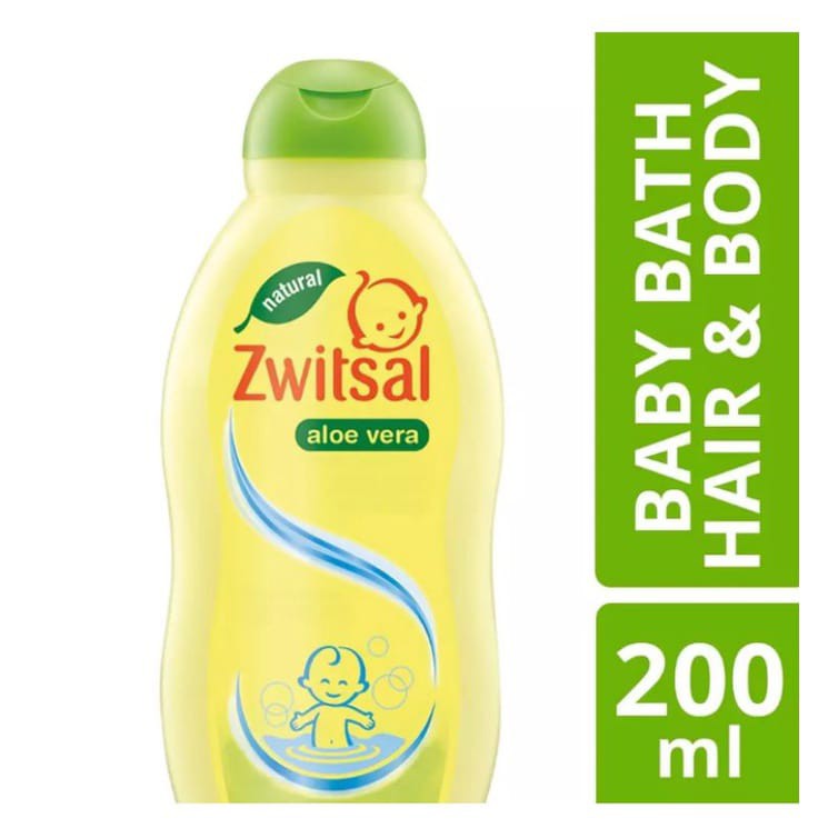 Zwitsal Baby Bath Hair And Body Natural Aloe Vera 450 Ml dan 600ml - Sabun Bayi Reffil, Baby Natural, sabun dan shampo