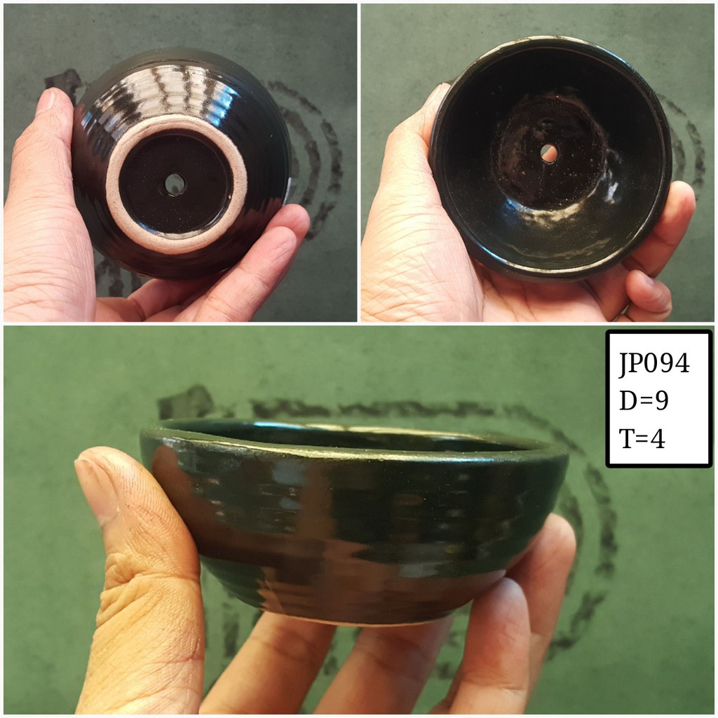 Pot Keramik Bulat JP094