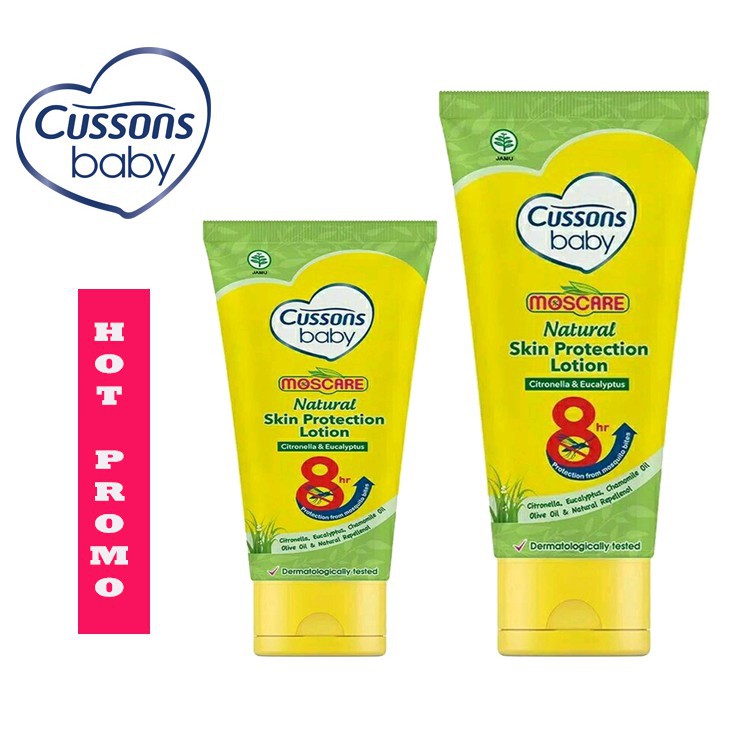 Cussons Lotion Cream Anti Nyamuk Moscare Natural Skin Protection 100gr &amp; 50gr / Cusson Telon Cream