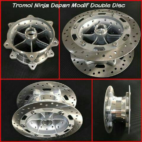 Tromol depan ninja double disc RI