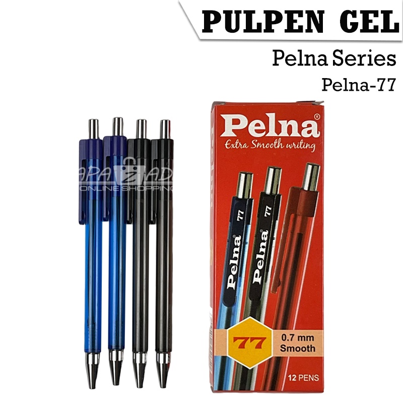 

Apazada - (12pc) Pulpen Gel Pelna Smooth 0,7mm / Pen Gel / Ballpoint / Pen Pelna