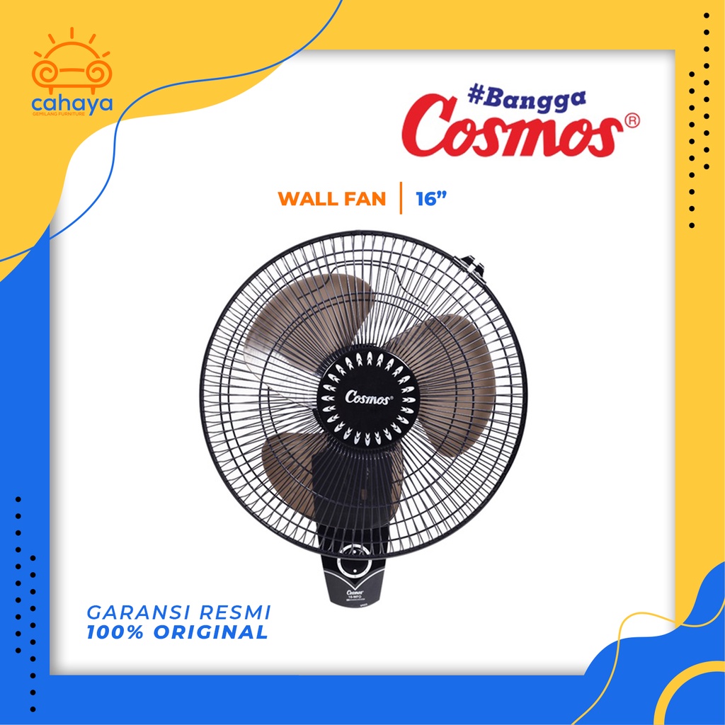 COSMOS WALL FAN / KIPAS ANGIN 16WFO / 16 WFO / 16-WFO (16 INCH) GARANSI RESMI